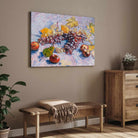Van Gogh Fruit Still Life Painting for Dining Room | Vibrant Wall Art | Giclée Print 4 : 3 Horizontal Premium Wall Art Canvas by MeriDeewar