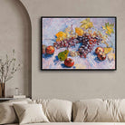 Van Gogh Fruit Still Life Painting for Dining Room | Vibrant Wall Art | Giclée Print 4 : 3 Horizontal Premium Wall Art Canvas by MeriDeewar