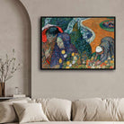 Van Gogh Garden Painting for Living Room | Floral Wall Art | Giclée Fine Art Print 4 : 3 Horizontal Premium Wall Art Canvas by MeriDeewar