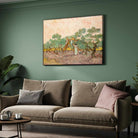 Van Gogh Olive Harvest Painting for Living Room | Nature Scenery Wall Art | MeriDeewar 4 : 3 Horizontal Premium Wall Art Canvas by MeriDeewar