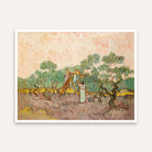 Van Gogh Olive Harvest Painting for Living Room | Nature Scenery Wall Art | MeriDeewar 5 : 4 Horizontal Premium Wall Art Canvas by MeriDeewar
