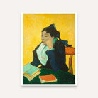 Van Gogh Portrait Painting for Living Room | Madame Ginoux 1888 | Giclée Fine Art Print 3 : 4 Vertical Premium Wall Art Canvas by MeriDeewar