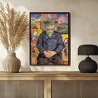 Van Gogh Portrait Painting for Living Room | Père Tanguy Wall Art | Giclée Fine Art Print 3 : 4 Vertical Premium Wall Art Canvas by MeriDeewar