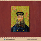 Van Gogh Postman Painting 3 : 4 Vertical New Premium Wall Art Canvas by MeriDeewar