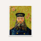 Van Gogh Postman Portrait Painting for Living Room | Joseph Roulin Wall Art | MeriDeewar 3 : 4 Vertical Premium Wall Art Canvas by MeriDeewar