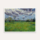 Van Gogh Scenery Painting for Living Room | Green Landscape Wall Art | Giclée Print 4 : 3 Horizontal Premium Wall Art Canvas by MeriDeewar