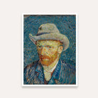 Van Gogh Self Portrait Painting for Living Room | Famous Artist Wall Art | MeriDeewar 3 : 4 Vertical Premium Wall Art Canvas by MeriDeewar
