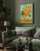 Van Gogh Sunflowers Painting 3 : 4 Vertical New Premium Wall Art Canvas by MeriDeewar