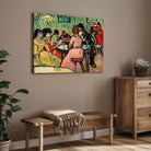 Van Gogh The Brothel Painting for Living Room | Vintage Café Wall Art | MeriDeewar 4 : 3 Horizontal Premium Wall Art Canvas by MeriDeewar