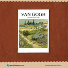 Van Gogh The Garden at Arles Painting 3 : 4 Vertical New Premium Wall Art Canvas by MeriDeewar