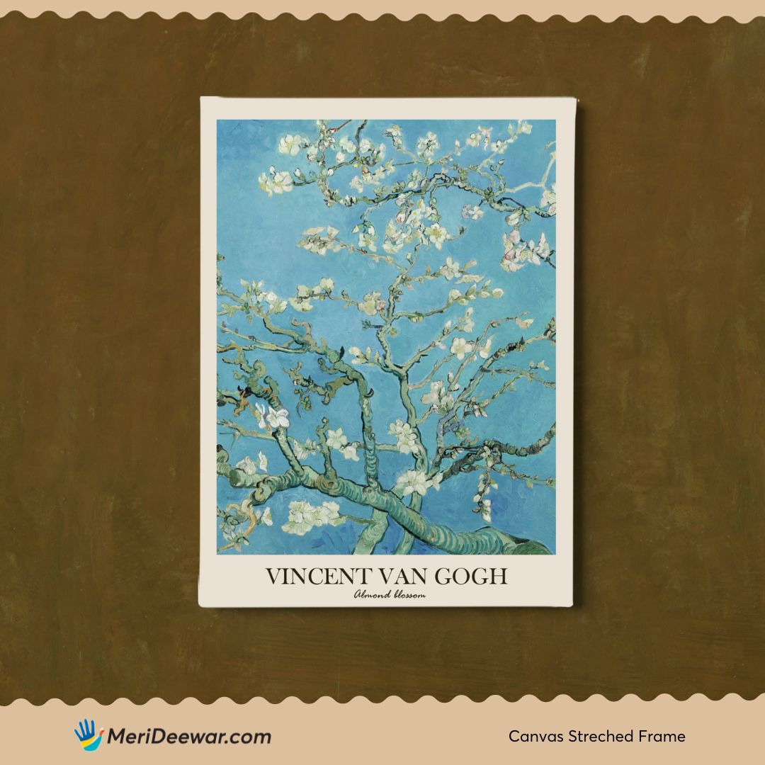 Van Gogh Vintage Gallery Wall Set of 3 Walls Premium Wall Art Canvas by MeriDeewar