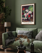Vase with Carnations Painting by Vincent Van Gogh 3 : 4 Vertical New Premium Wall Art Canvas by MeriDeewar