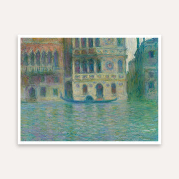 Venice Painting for Living Room | Palazzo Dario by Claude Monet | Wall Art Print 5 : 4 Horizontal Premium Wall Art Canvas by MeriDeewar