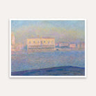 Venice Scenery Painting for Living Room | Monet Doge's Palace Wall Art | Giclée Print 5 : 4 Horizontal Premium Wall Art Canvas by MeriDeewar