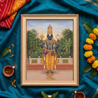 Venkateswara | Lord Balaji Tirupati Vertical Framed Art Curate Premium Wall Art Canvas by MeriDeewar