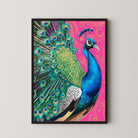 Vibrant Peacock Art - Captivating Wall Décor | MeriDeewar.com 3 : 4 Vertical New Premium Wall Art Canvas by MeriDeewar