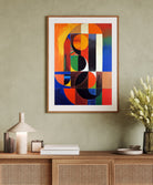 vigorous abstract painting inspired by S.H Raza 3 : 4 Vertical New Premium Wall Art Canvas by MeriDeewar