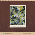 Vincent Van Gogh Blossoming Acacia Branches Painting 3 : 4 Vertical New Premium Wall Art Canvas by MeriDeewar