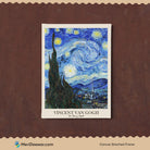 Vincent Van Gogh Night Scene Set Of 3 Walls Premium Wall Art Canvas by MeriDeewar