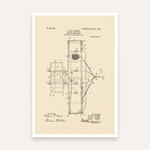 Vintage 1906 Wright Brothers Flying Machine Patent Print | Vertical  Framed Wall Art 2 : 3 Vertical Premium Wall Art Canvas by MeriDeewar