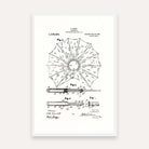 Vintage 1914  Parachute Patent Print | Vertical Framed Wall Art 2 : 3 Vertical Premium Wall Art Canvas by MeriDeewar