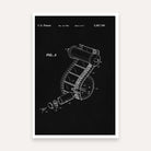 Vintage 1996  Film Soundtrack Reader Patent Print | Vertical Chalkboard Framed Wall Art 2 : 3 Vertical Premium Wall Art Canvas by MeriDeewar