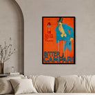 Vintage Art Deco Italian Marcello Nizzoli Bitter Campari Advertisement Poster | Vertical Retro White Framed Wall Art 2 : 3 Vertical Premium Wall Art Canvas by MeriDeewar