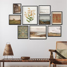 Vintage Art Landscape Painting 3 : 4 Horizontal New Premium Wall Art Canvas by MeriDeewar