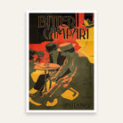Vintage Belle Époque Adolf Hohenstein Bitter Campari Milano Poster | Vertical Retro White Framed Wall Art 2 : 3 Vertical Premium Wall Art Canvas by MeriDeewar