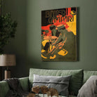 Vintage Belle Époque Adolf Hohenstein Bitter Campari Milano Poster | Vertical Retro White Framed Wall Art 2 : 3 Vertical Premium Wall Art Canvas by MeriDeewar