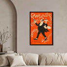 Vintage Belle Époque French Cidre Mousseux Domaines de Valencey Illustration Poster | Vertical Retro White Framed Wall Art 2 : 3 Vertical Premium Wall Art Canvas by MeriDeewar