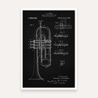Vintage Engineering & Music Patent Art Gallery Wall Set of 6 | Industrial Blueprint, Charcoal Black, & Aged Parchment Vertical Wooden Framed Prints Walls Premium Wall Art Canvas by MeriDeewar