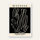 Vintage Henri Matisse "Lithographies - Eaux Fortes" Galerie Adrien Maeght Exhibition Poster | Vertical Retro White Framed Wall Art 2 : 3 Vertical Premium Wall Art Canvas by MeriDeewar