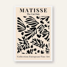 Vintage Henri Matisse "The Cut Outs" Collection European Fine Art Poster | Vertical Retro White Framed Wall Art 2 : 3 Vertical Premium Wall Art Canvas by MeriDeewar