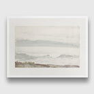 Vintage Landscape Foggy Walk Abstract Painting 3 : 4 Horizontal New Premium Wall Art Canvas by MeriDeewar