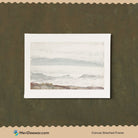 Vintage Landscape Foggy Walk Abstract Painting 3 : 4 Horizontal New Premium Wall Art Canvas by MeriDeewar