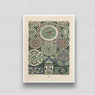Vintage Lithographs 'L'ornement Polychrome' Poster 3 : 4 Vertical New Premium Wall Art Canvas by MeriDeewar