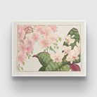 Vintage orchid flowe 3 : 4 Horizontal New Premium Wall Art Canvas by MeriDeewar