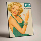Vintage Satirical Pin-Up Advertising Poster | Vertical Borderless Art Frame Poster Premium Wall Art Canvas by MeriDeewar