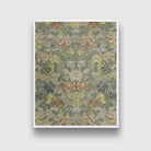 Vintage Textile Art Rug Pattern 3 : 4 Vertical New Premium Wall Art Canvas by MeriDeewar