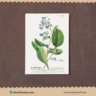 Vintage wild flowers Poster 3 : 4 Vertical New Premium Wall Art Canvas by MeriDeewar