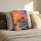 Vivekananda Rock Memorial | Kanyakumari Ocean Gallery Wrap Canvas Curate Gallery Wrap Premium Wall Art Canvas by MeriDeewar