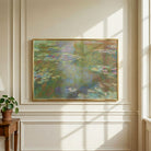 Water Lily Pond Painting for Living Room | Monet Nature Wall Art | MeriDeewar 3 : 2 Horizontal Premium Wall Art Canvas by MeriDeewar