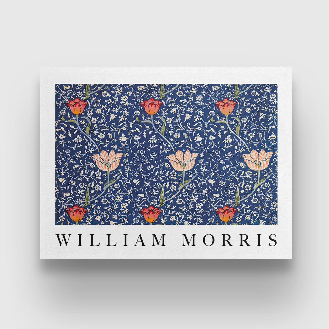 William Morris Medway 3 : 4 Horizontal New Premium Wall Art Canvas by MeriDeewar
