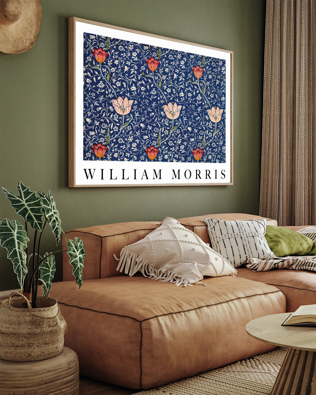 William Morris Medway 3 : 4 Horizontal New Premium Wall Art Canvas by MeriDeewar