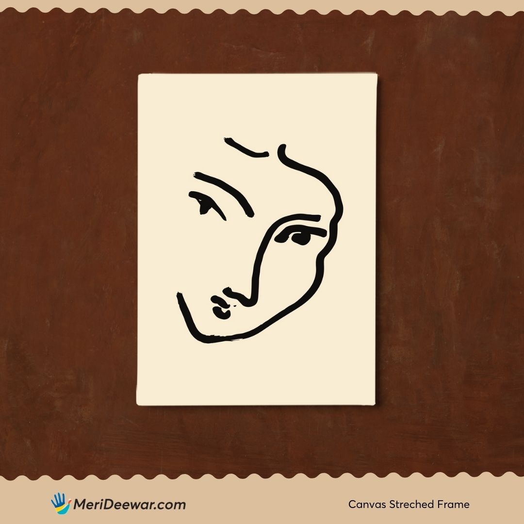 Woman Artwork 1 by Henri Matisse 3 : 4 Vertical New Premium Wall Art Canvas by MeriDeewar