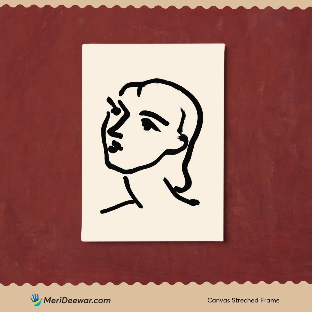 Woman Artwork 2 by Henri Matisse 3 : 4 Vertical New Premium Wall Art Canvas by MeriDeewar