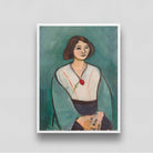 Woman in green by Henri Matisse 3 : 4 Vertical New Premium Wall Art Canvas by MeriDeewar