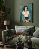Woman in green by Henri Matisse 3 : 4 Vertical New Premium Wall Art Canvas by MeriDeewar