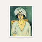 Woman Portrait Painting for Living Room | Matisse Wall Art | Giclée Fine Art Print 3 : 4 Vertical Premium Wall Art Canvas by MeriDeewar